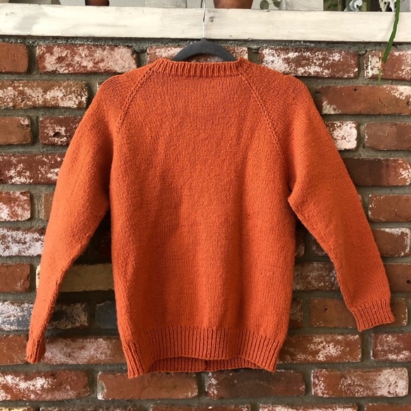 Vintage 1960s Wool Knit Buttoned Cardigan Sweater - Picture 6 of 11